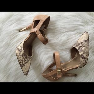 BCBGeneration Snake skin Heels