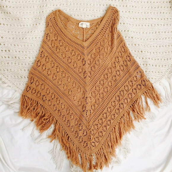 Forever 21 Sweaters - ✥ Boho Fringe Poncho ✥