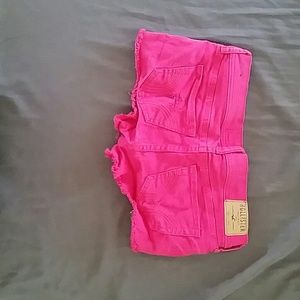 Hollister shorts hot pink