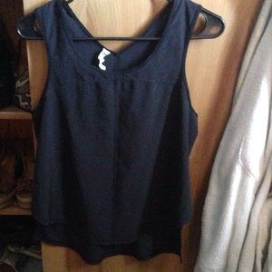 Black Lululemon loose athletic tank top