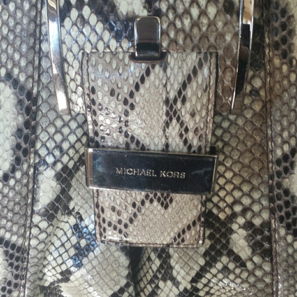 Michael Kors Genuine Python Rehearsal Drawstring - Picture 2 of 4