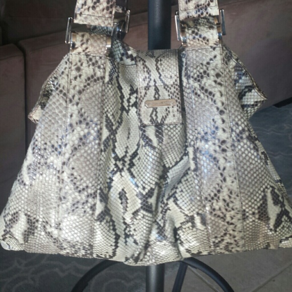 Michael Kors Genuine Python Rehearsal Drawstring - Picture 3 of 4