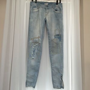 Ripped Light Blue Jeans