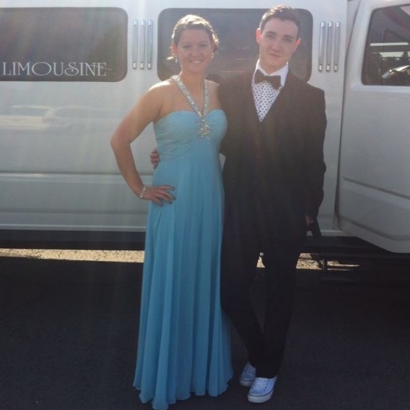 Light blue prom dress - Picture 1 of 4