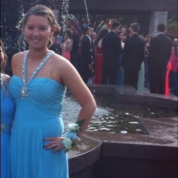 Light blue prom dress - Picture 3 of 4