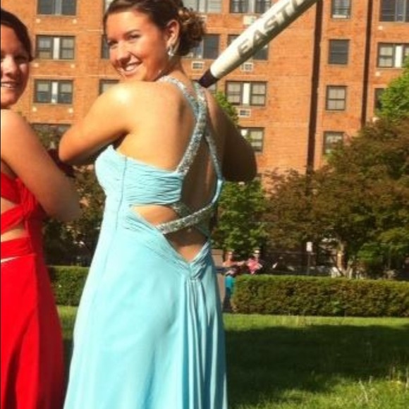 Light blue prom dress - Picture 4 of 4