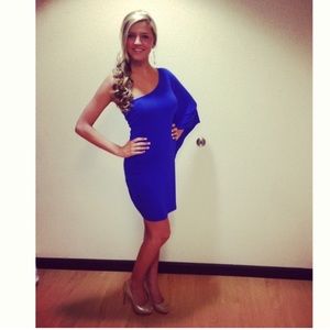 Royal blue express dress