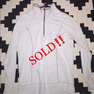 ❗️SOLD ❗️PINK by VS half zip