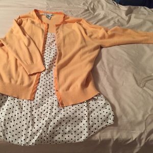 Gap orange cardigan