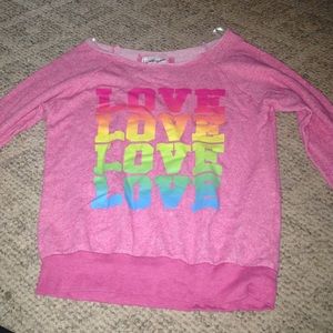 Super cozy Love sweater