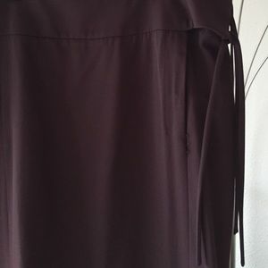 Eggplant pencil skirt