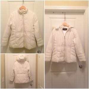 Warm Winter White Coat