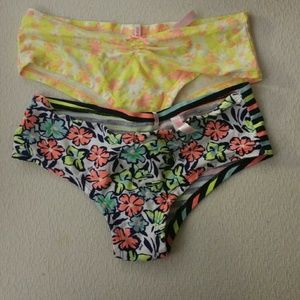 Victoria Secret pink panty bundle.