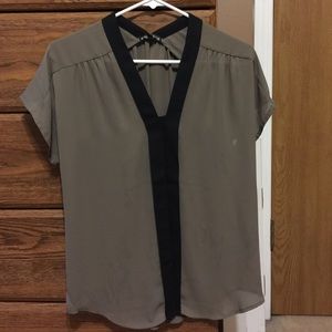 Short sleeve button up blouse!