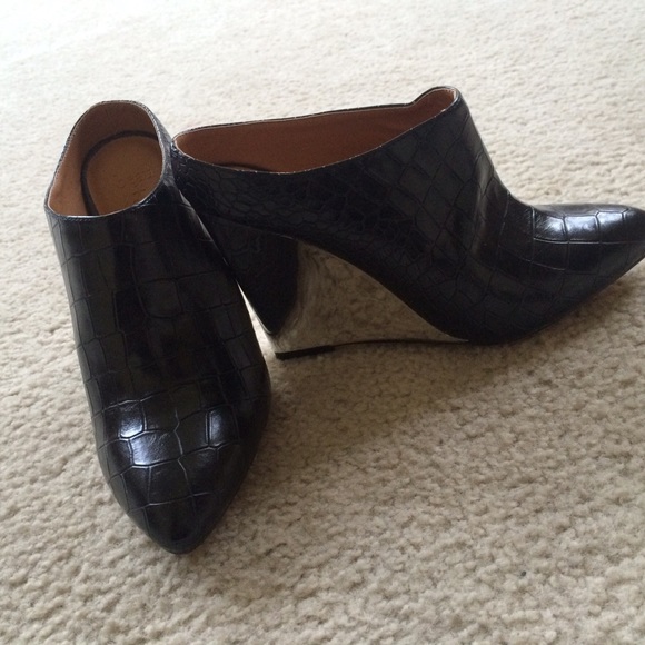 Mirrored Wedge Heels NWOT - Picture 1 of 4