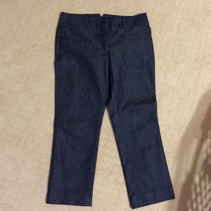 Denim dress crop pants!