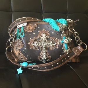 55 +free ship on ♏er ️Western Hand Bag