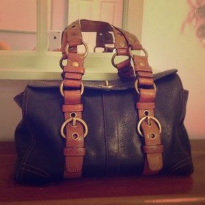 All leather Coach purse