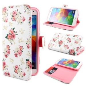 Samsung Galaxy S5 wallet PU leather flip case