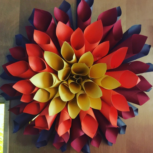 Bursting Fall Wreath - 12" diameter