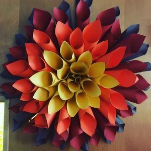 Bursting Fall Wreath - 12" diameter