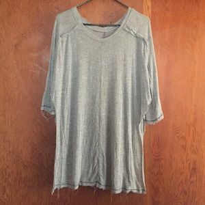 We The Free t-shirt with a slit