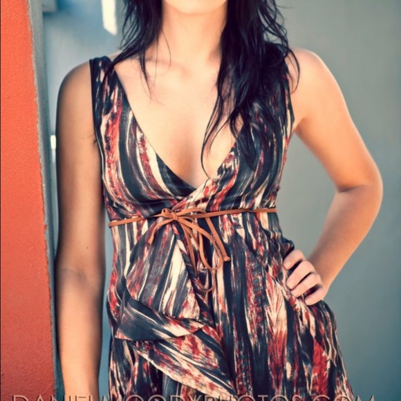 H&M tribal print dress