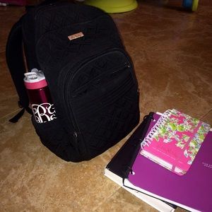 Vera Bradley black back pack