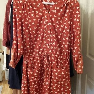 Adorable vintage inspired dress with drawstring