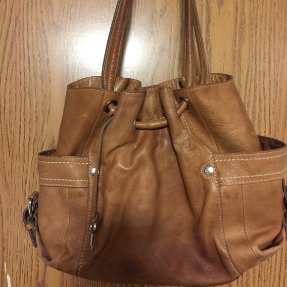 Fossil leather purse