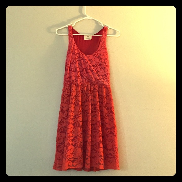 Coral Pins and Needles dress.