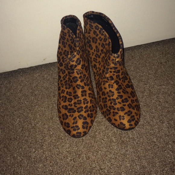 Cheetah Ankle Booties
