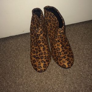 Cheetah Ankle Booties