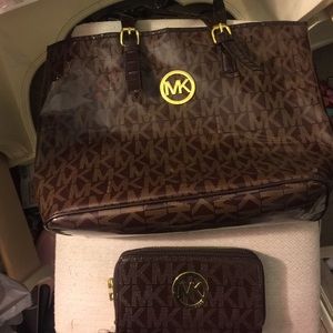 MK tote and wallet. want to trade?