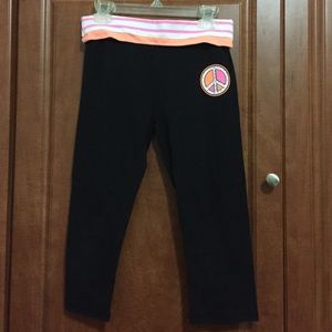 Black plus pink ,white and orange colored leggings