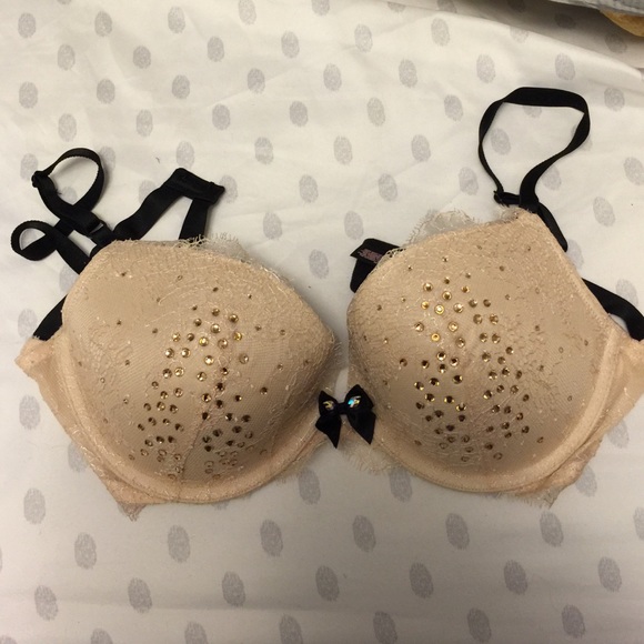 Victoria's Secret Rhinestone Push Up Bra