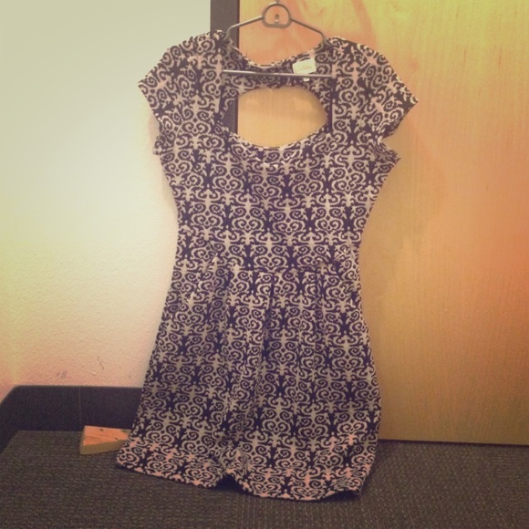 Knit dress UO never worn sweetheart neck open back