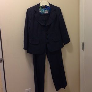 Nine West denim pantsuit.