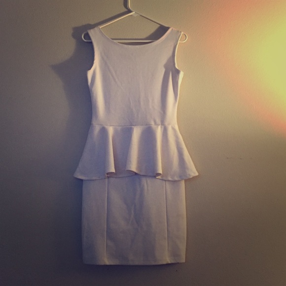 White cotton dress.