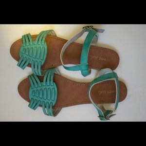 Aqua Wet Seal huaraches