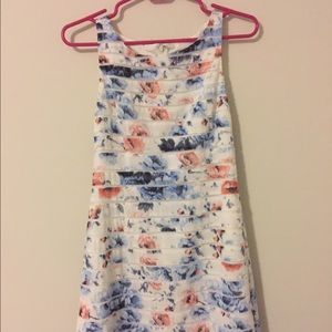 Organza watercolor dress