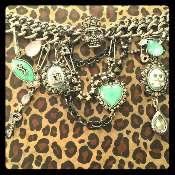 Betsey Johnson Skull Choker