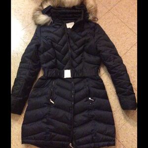Laundry navi blue long perfect coat for winter