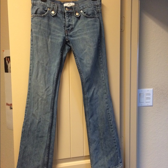 Sz 2 Armani Exchange jeans low rise