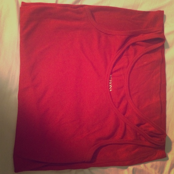 Red tank top!