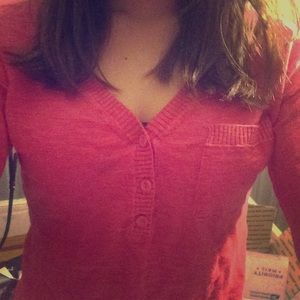 cozy sweater💗 color is coral💗offers accepted!