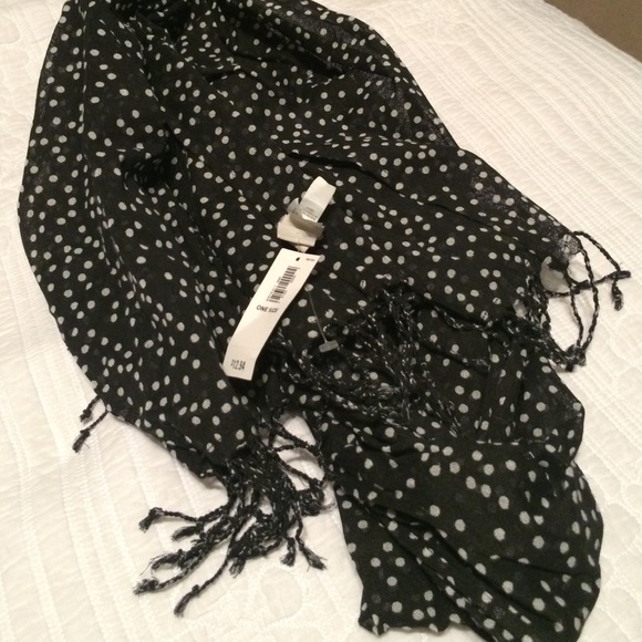 Polka dot scarf