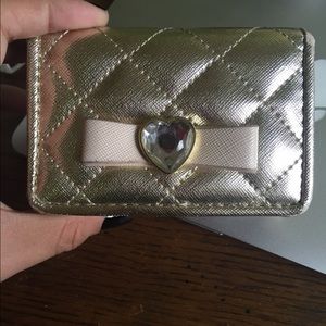 Gold Betsey Johnson Wallet