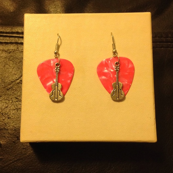 New Guitar Pick Earrings