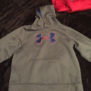 Grey under armour sweatshirt